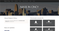 Desktop Screenshot of madeincincy.com